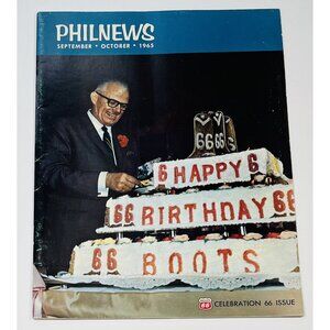 PHILNEWS Magazine September October 1965 HAPPY 66TH BIRTHDAY BOOTS Phillips 66
